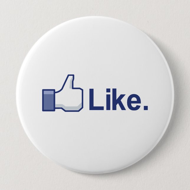 Like Bumpersticker 10 Cm Round Badge (Front)