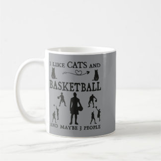 Like Cats Basball And Maybe 3 People Humour Basbal Coffee Mug