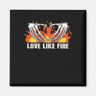 Like Classic - Skeleton Hands Heart  Magnet