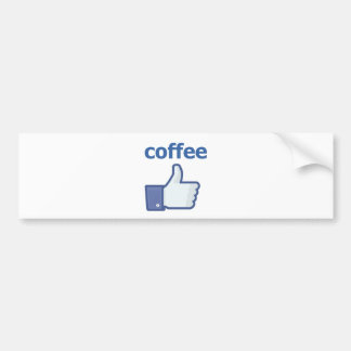 LIKE coffee Bumper Sticker