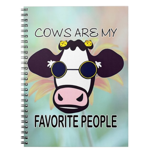 Like Cows more than People Notebook (Front)