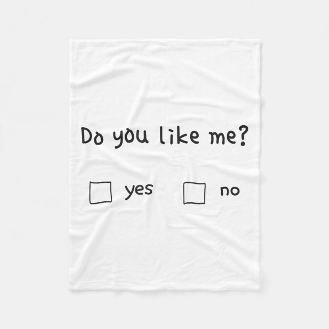 Like Design Fleece Blanket (Front)