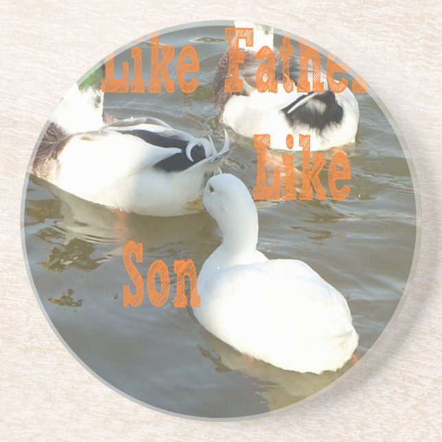 Like Father Like Son. Coaster (Front)