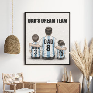 Like Father Like Son Mountain Portrait Poster