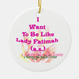 Like Fatimah Ceramic Tree Decoration