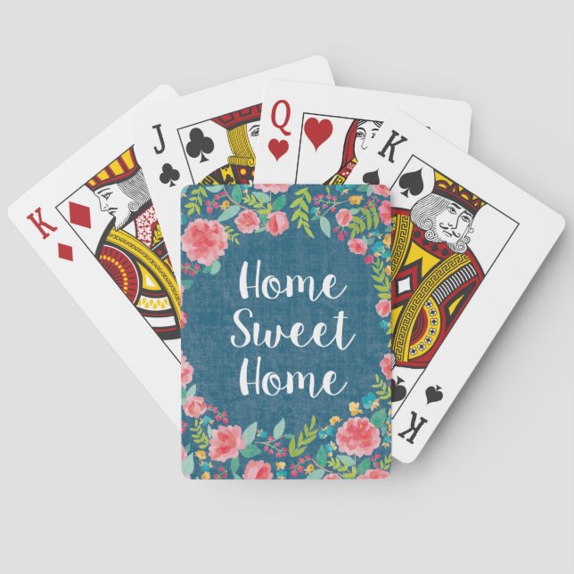 Like Frida VII | Home Sweet Home Playing Cards (Back)
