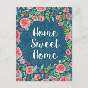 Like Frida VII   Home Sweet Home Postcard