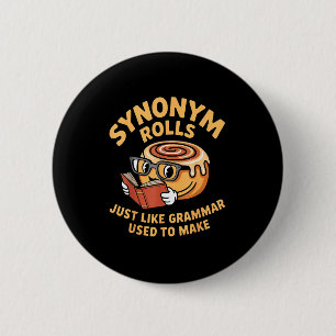 Like grammar used to make bread book read synonym 6 cm round badge