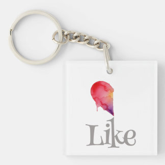 Like - half heart key ring