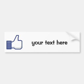 Like Hand - FB Thumbs Up Bumper Sticker