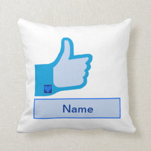 Like Icon  Thumbs Up Pillow to Customise
