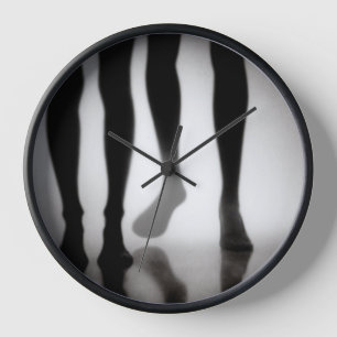 Like ink on the water's surface clock