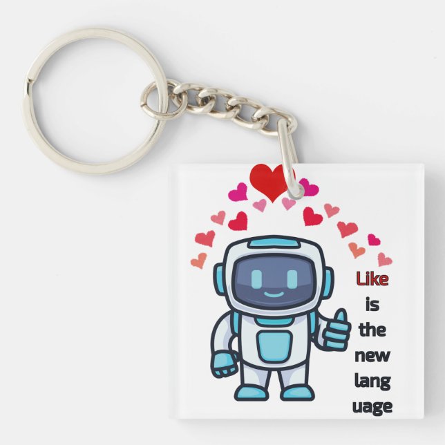 like is a new language key ring (Front)