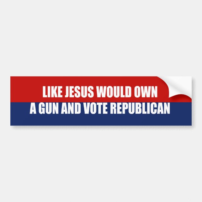 Like Jesus would own a gun Bumper Sticker (Front)