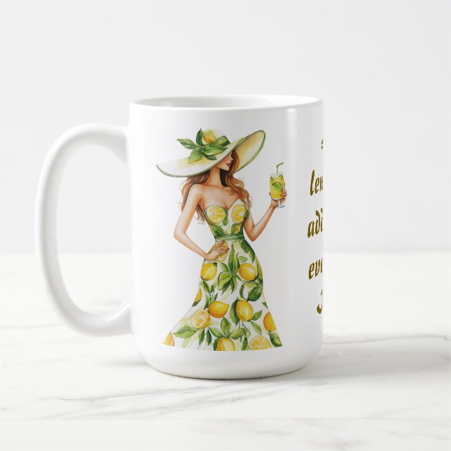 Like Lemons, I Add Zest to Everything I Touch - El Coffee Mug (Left)