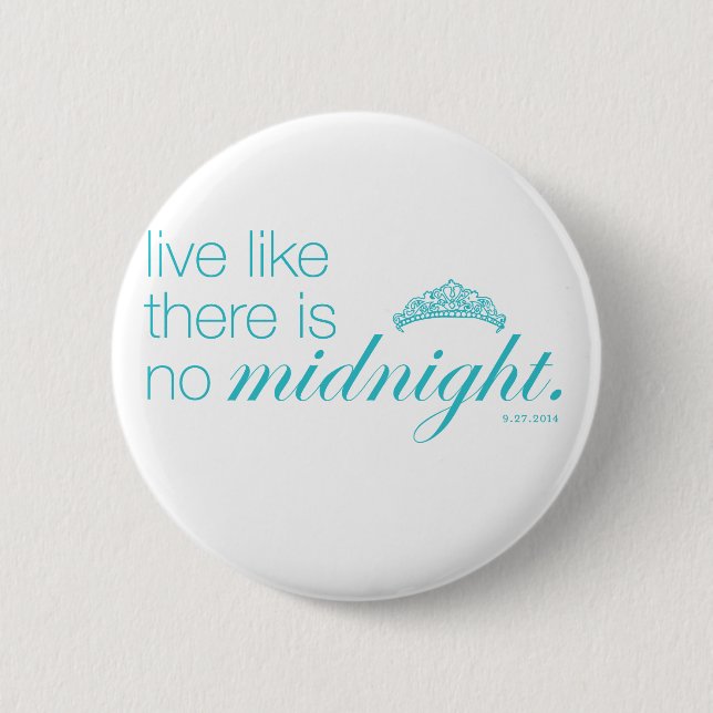 Like like there is no midnight 6 cm round badge (Front)