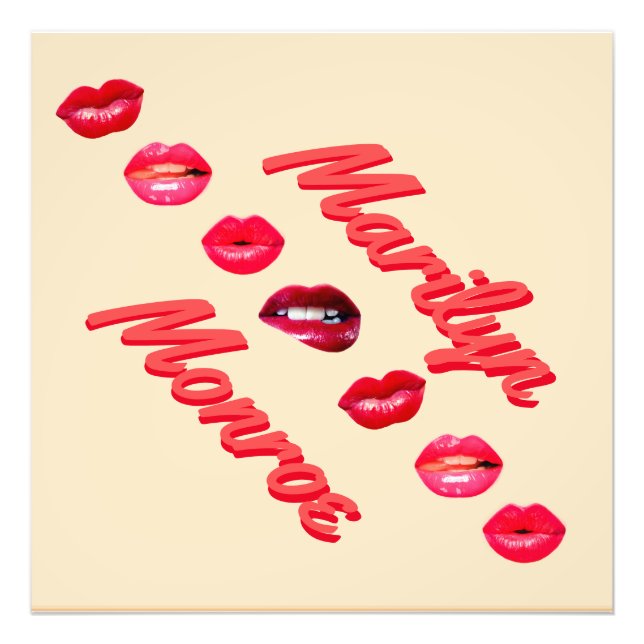 Like Marilyn Monroe Photo Print (Front)