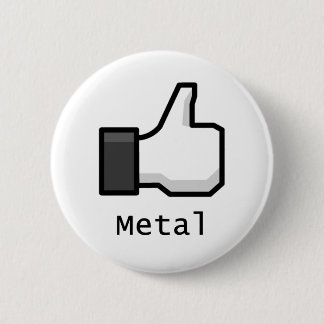 Like Metal 6 Cm Round Badge
