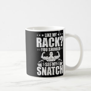 Like My Rack You Should See My Snatch Bodybuilding Coffee Mug