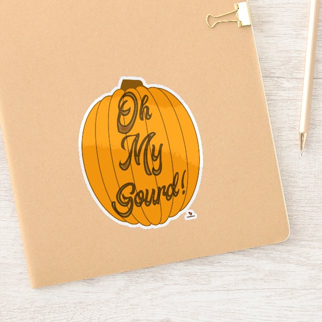 Like Oh My Gourd Fall Pumpkin Cartoon Art (Notebook)