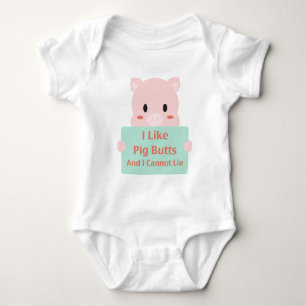 Like Pig Butts Baby Bodysuit