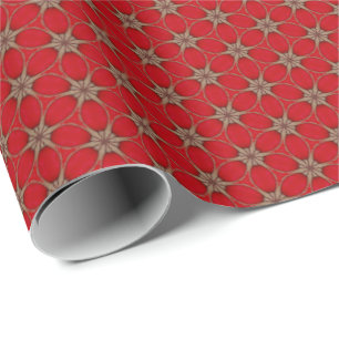 Like Red Flower Pattern Wrapping Paper