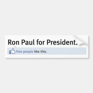 Like Ron Paul Bumper Sticker