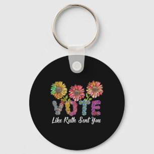 Like Ruth Sent You Shirt Uterus Feminist Lgbt For Key Ring