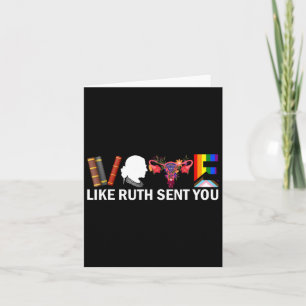 Like Ruth Sent You Shirt Uterus Feminist Lgbt Prid Card