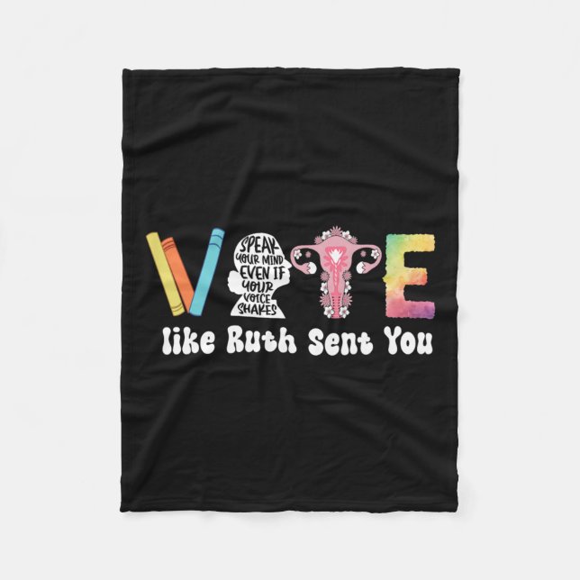 Like Ruth Sent You Tee1  Fleece Blanket (Front)