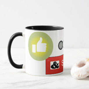 Like, Share, Comment and Subscribe Mug