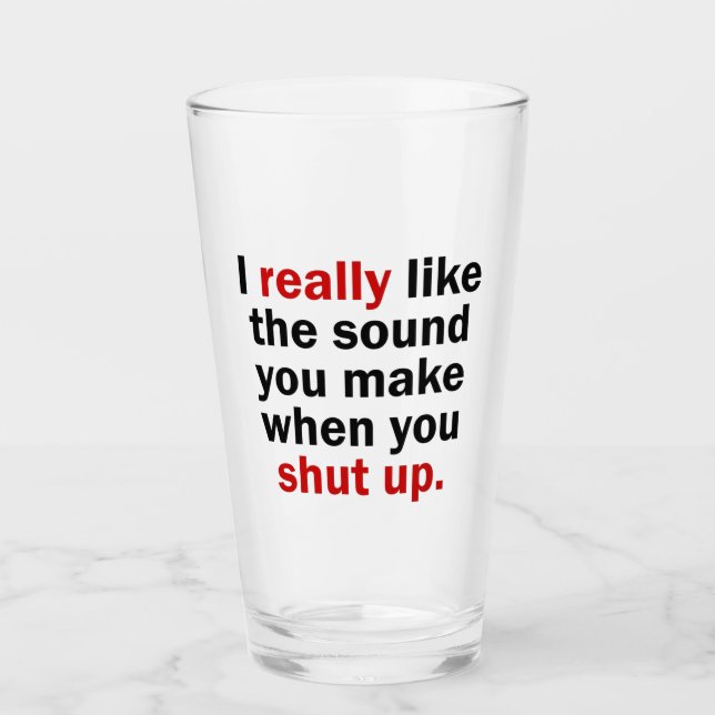 Like the sound glass (Front)