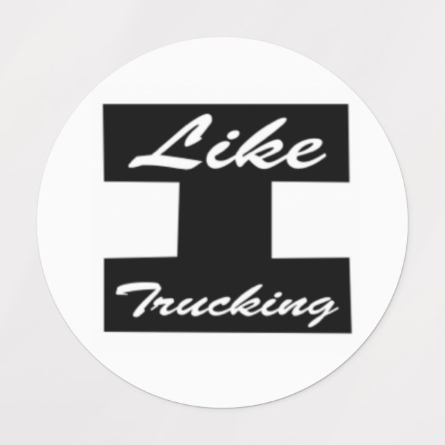 Like Trucking Logo Iron On or Sticker  (Design 4)