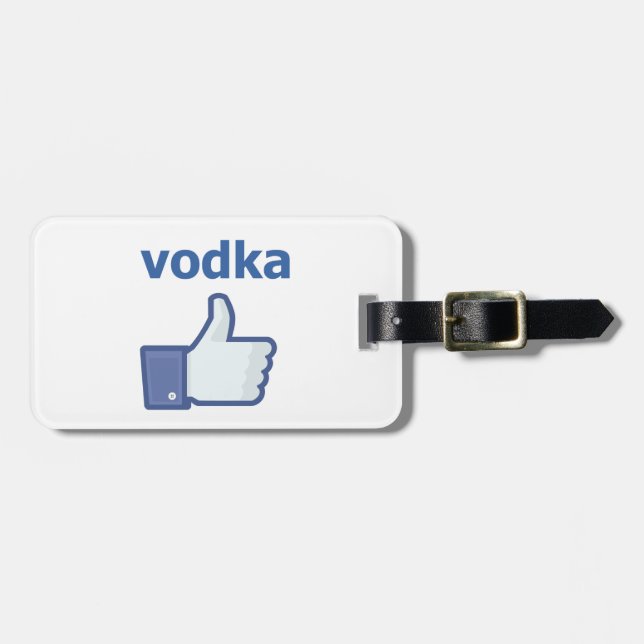 LIKE vodka Luggage Tag (Front Horizontal)