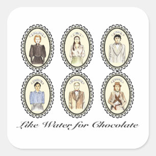 Like Water for Chocolate Square Sticker