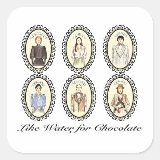 Like Water for Chocolate Square Sticker