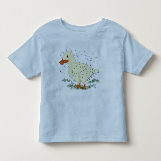 Like water off a duck's back toddler T-Shirt (Front)