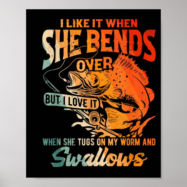 Like when bends over but love when tugs on poster (Front)