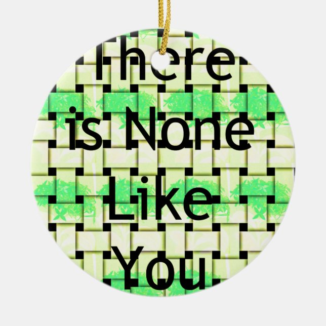 Like You.png Ceramic Ornament (Front)