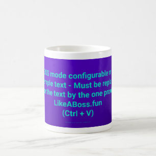 LikeABoss.fun Official Mug - BOSS MODE Edition