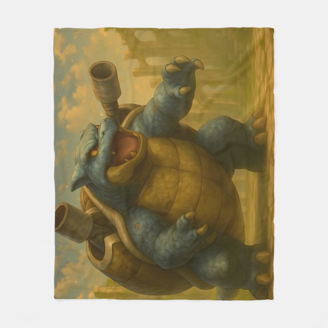 likeblastoise fleece blanket (Front)