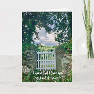 Liked You Right Out Of The Gate, Firing Cylinders Card