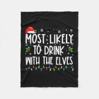 Likely To Drink With The Elves Elf Family Christma