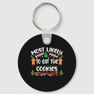 Likely To Hate This Xmas Pyjamas Family Christmas Key Ring