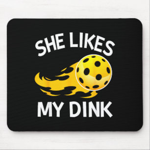 Likes dink pickleball player paddleball lover mouse pad