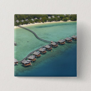 Likuliku Lagoon Resort, Malolo Island, Fiji 15 Cm Square Badge