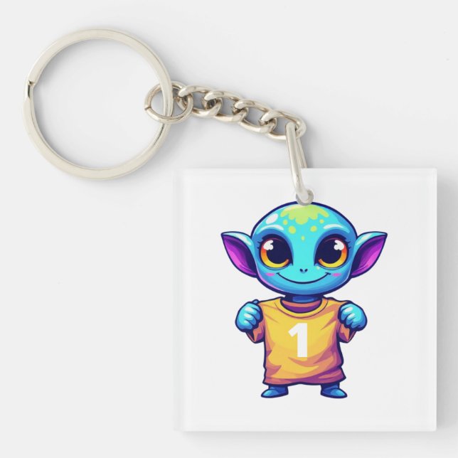 Lil' Alien Key Ring (Front)