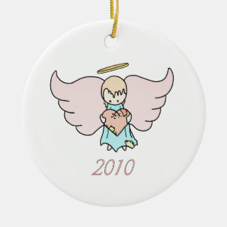 Lil Angel 2010 Ceramic Ornament