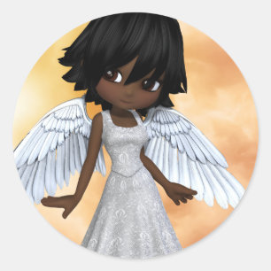 Lil Angels 2 Classic Round Sticker