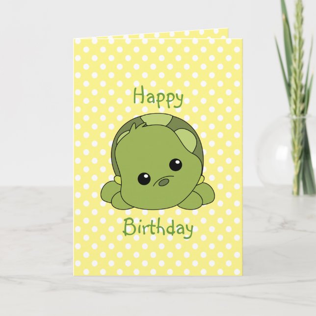 Lil Baby Turtle Card (Front)